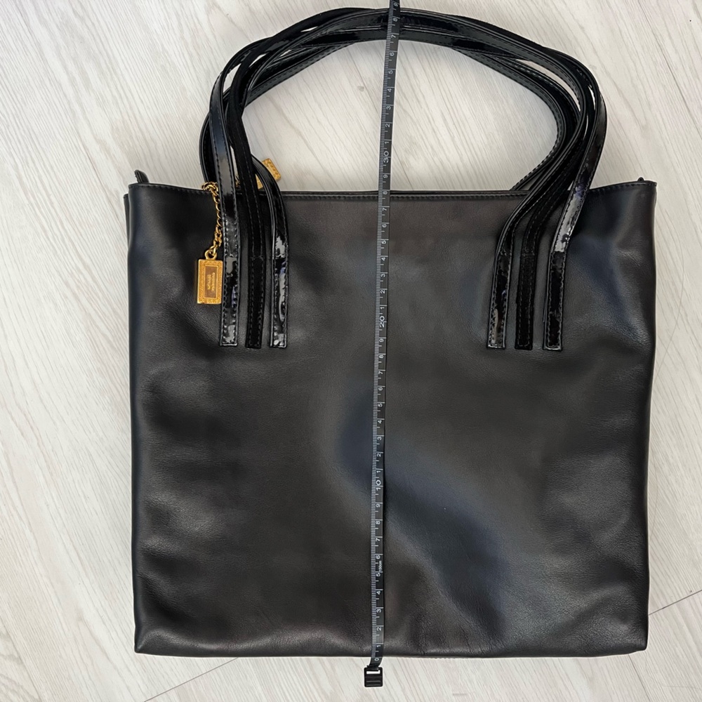 Authentic Leather Valentino Orlandi Black Bag with Dust bag - Picture 6 of 7